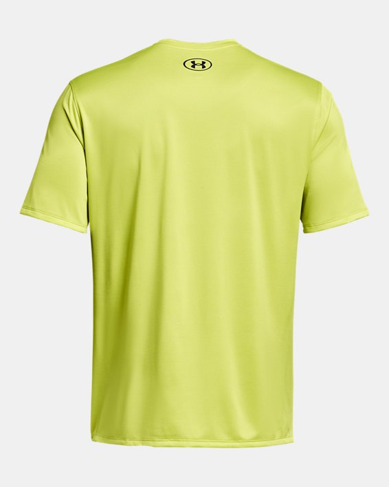 Men's UA Tech™ Vent Short Sleeve in Yellow image number 5
